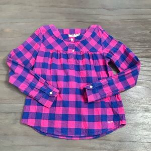 EUC Vineyard Vines Pink and Blue top